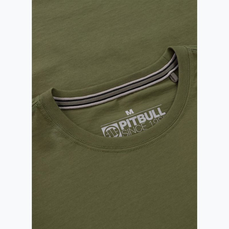 Férfi póló Pitbull Small Logo olive 6