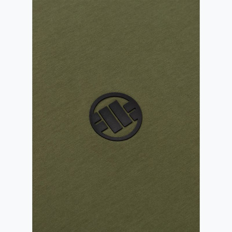 Férfi póló Pitbull Small Logo olive 7