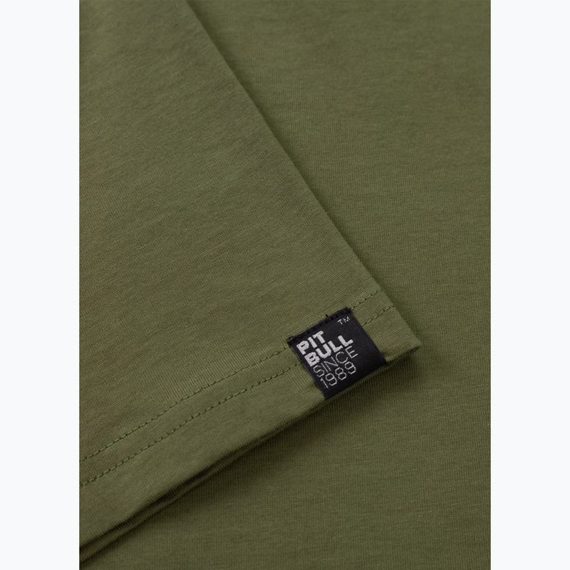 Férfi póló Pitbull Small Logo olive 8