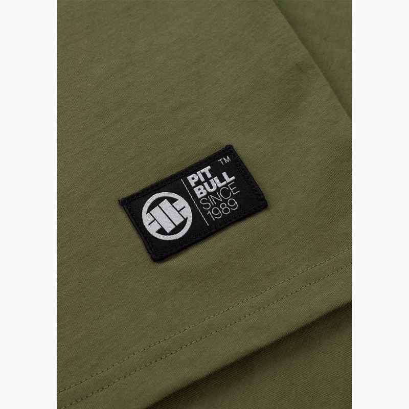 Férfi póló Pitbull Small Logo olive 9