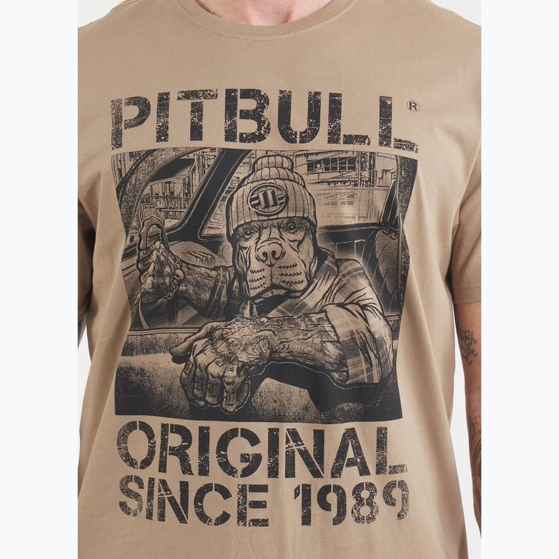 Pitbull Drive sötét homok férfi póló 4
