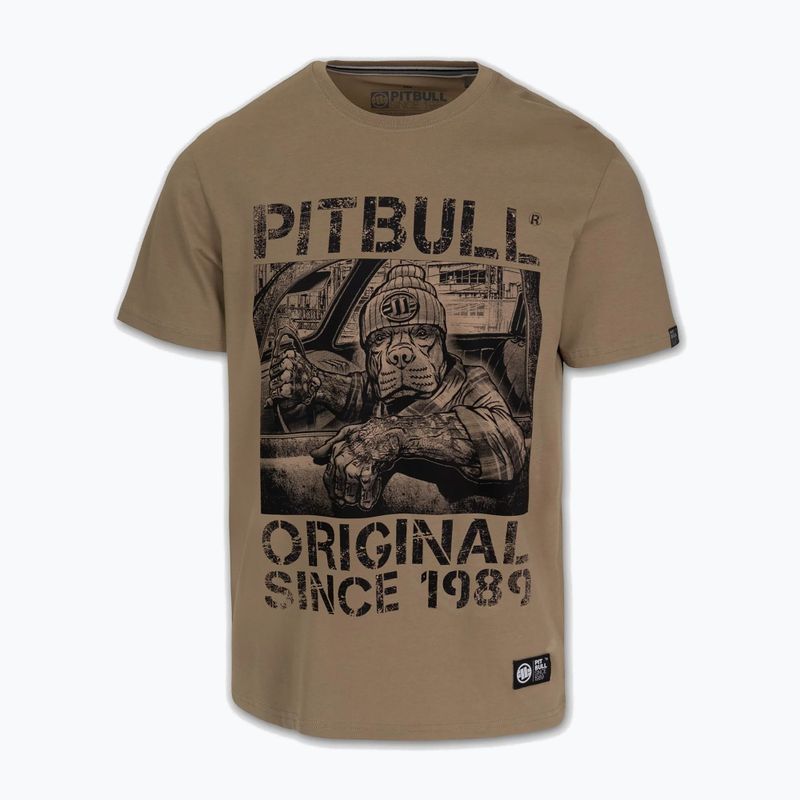 Pitbull Drive sötét homok férfi póló 5