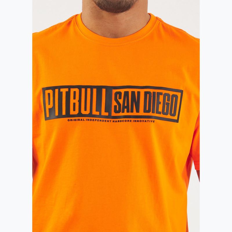 Pitbull Eighty Nine Dog férfi póló narancssárga 5