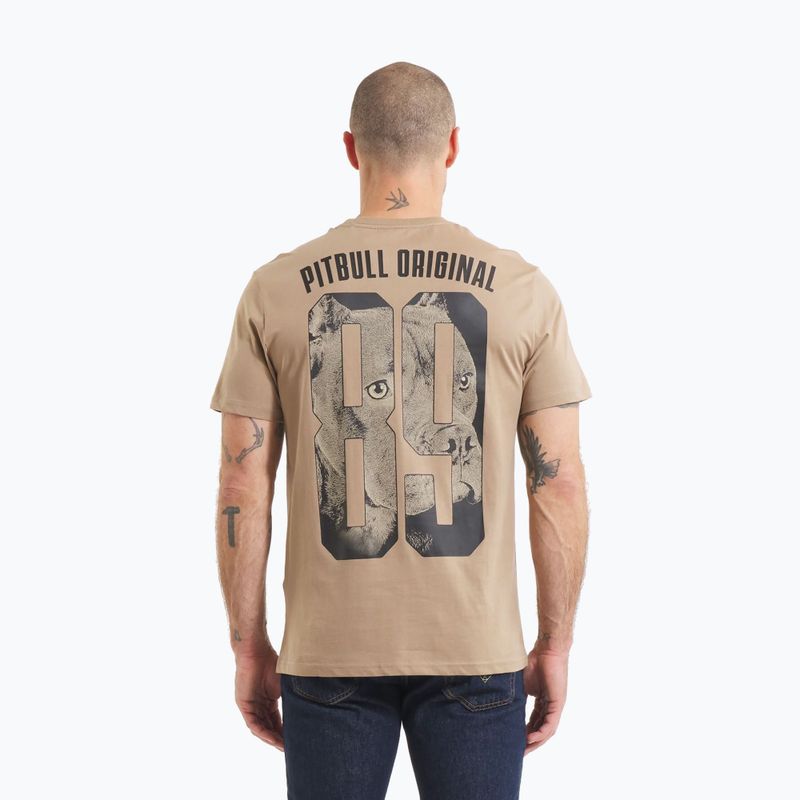 Pitbull Eighty Nine Dog sötét homok férfi póló 3