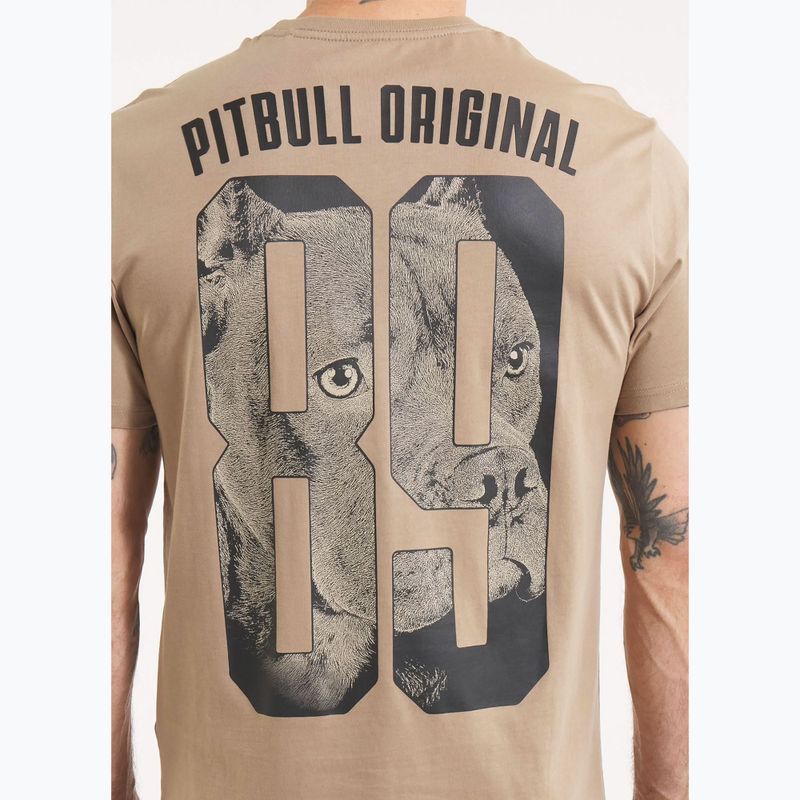 Pitbull Eighty Nine Dog sötét homok férfi póló 5