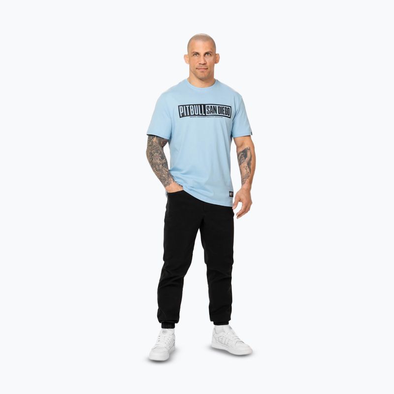 Pitbull Eighty Nine Dog férfi póló világoskék 2