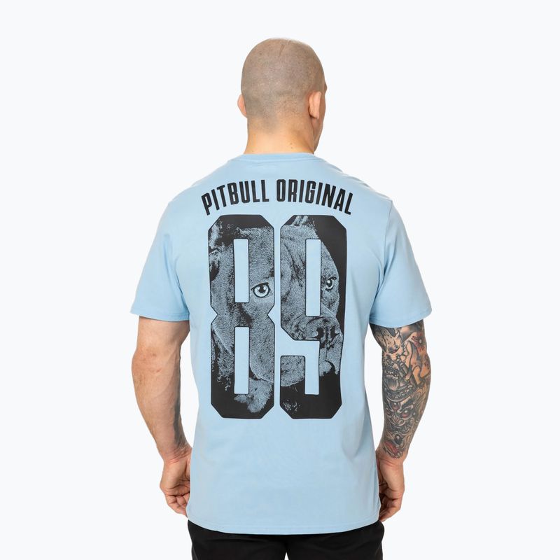 Pitbull Eighty Nine Dog férfi póló világoskék 3