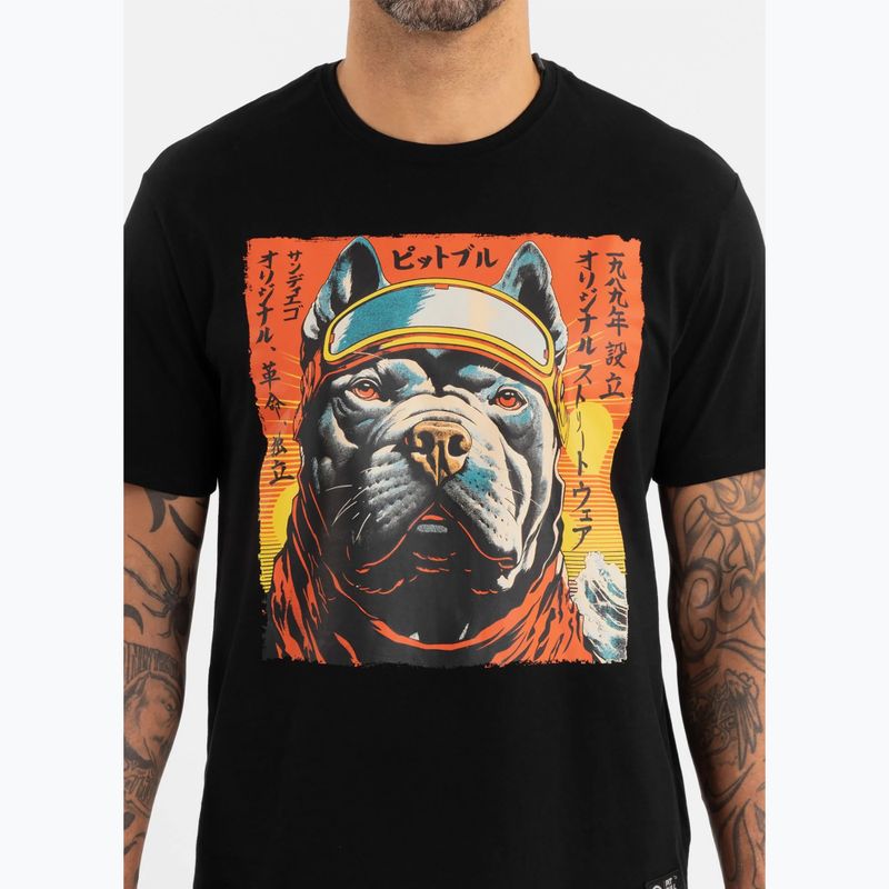 Pitbull férfi póló Fuji fekete 4
