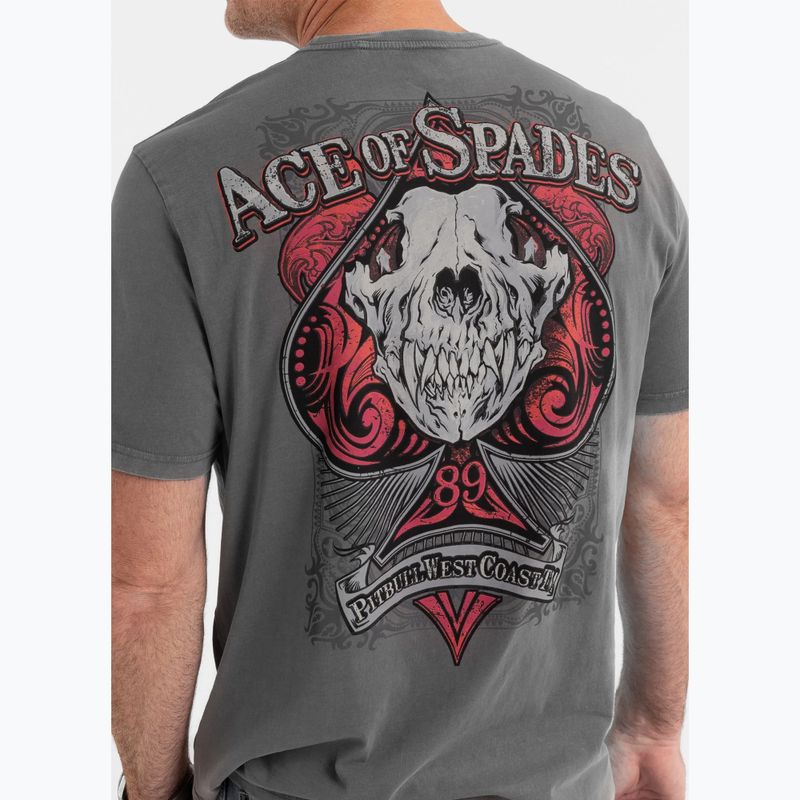 Pitbull Ace Of Spades férfi póló szürke 3