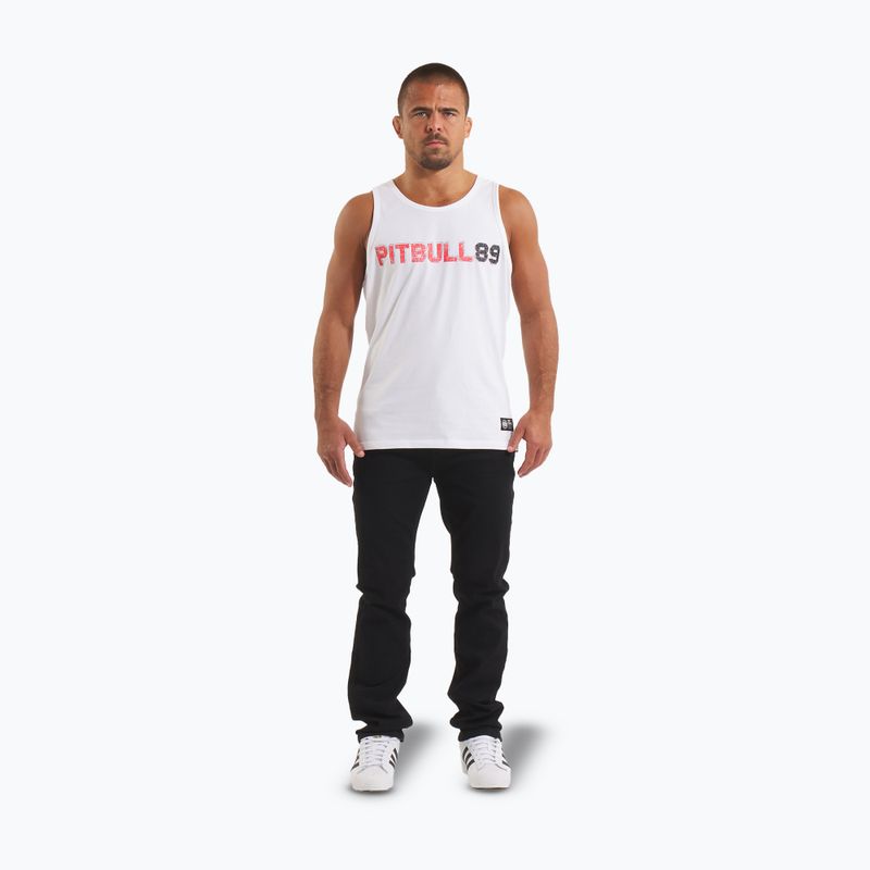 Pitbull Dog 89 férfi tank top fehér 2