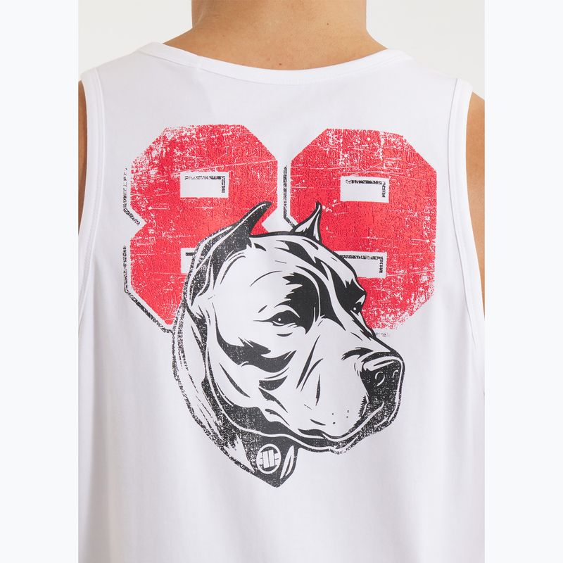 Pitbull Dog 89 férfi tank top fehér 5