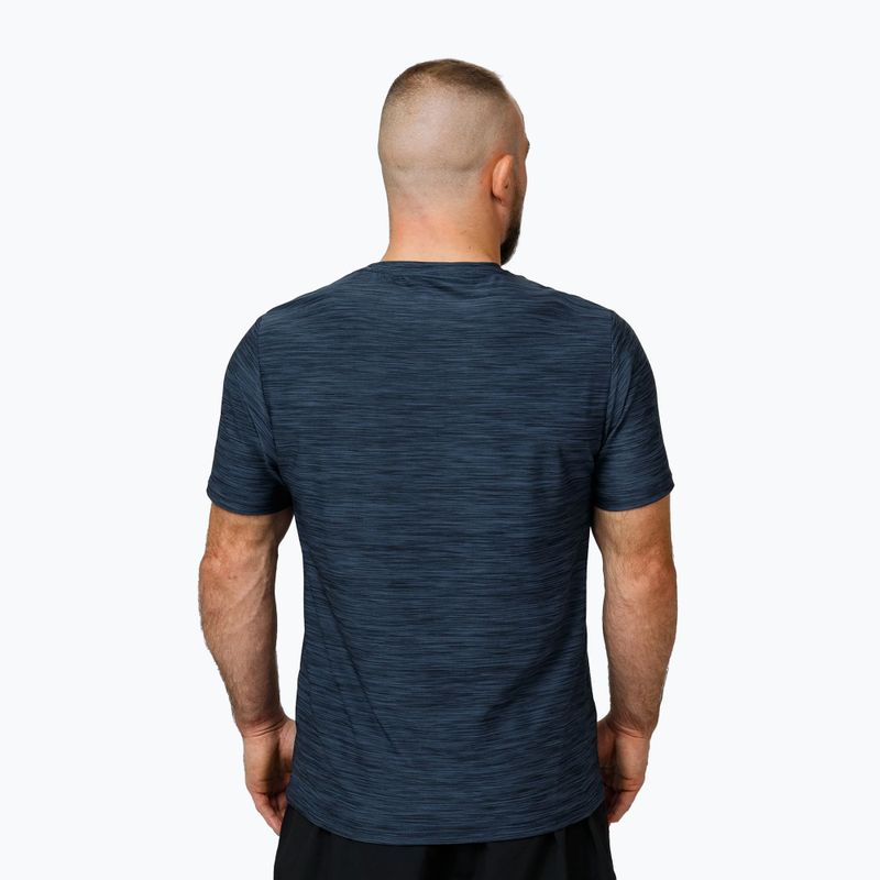 Férfi Pitbull Small Logo alkalmi sport póló navy melange 3