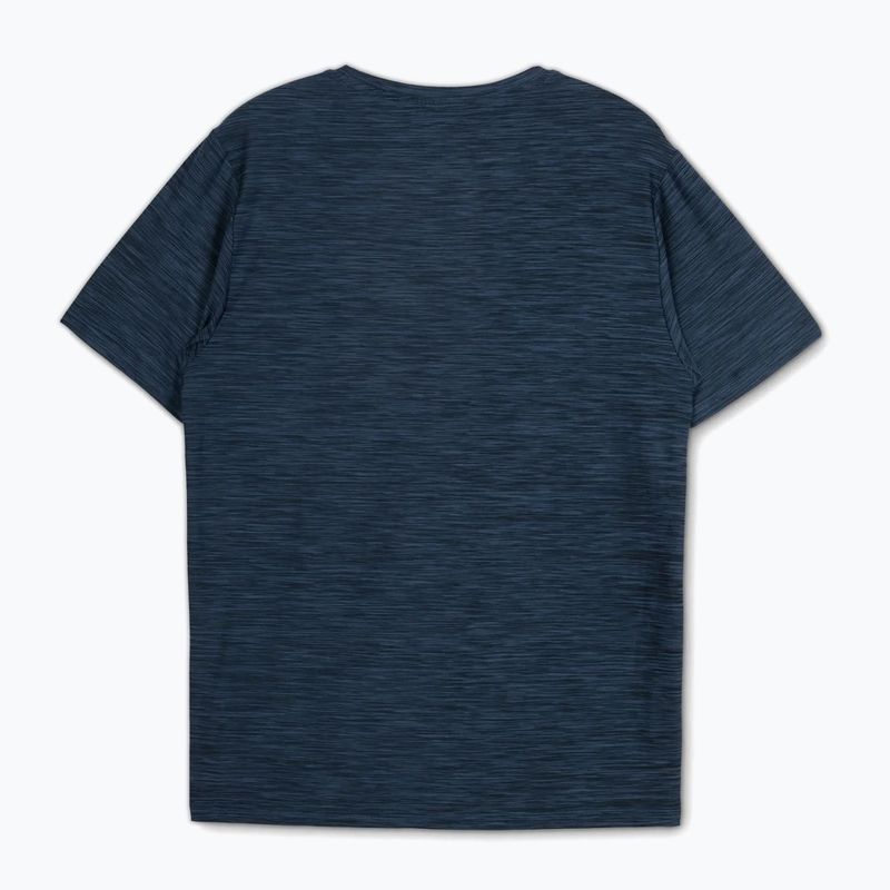 Férfi Pitbull Small Logo alkalmi sport póló navy melange 5