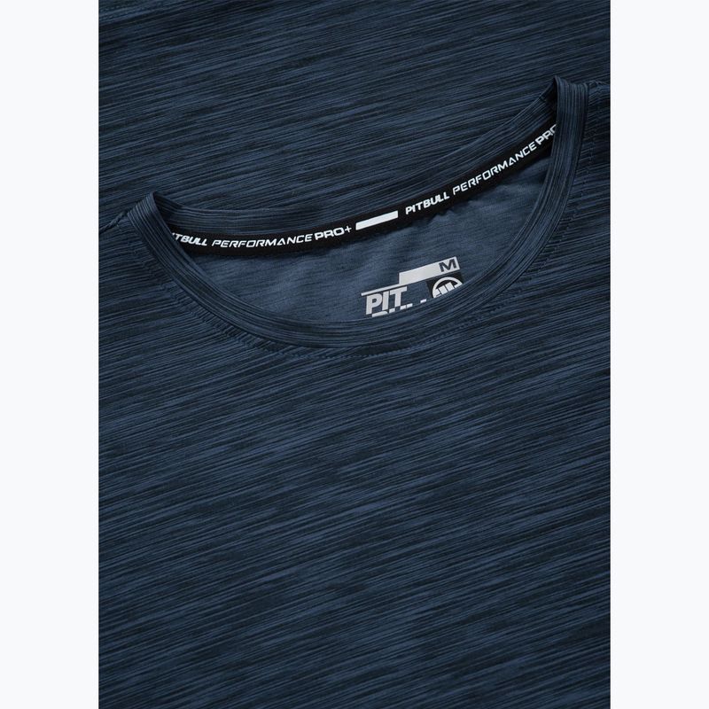 Férfi Pitbull Small Logo alkalmi sport póló navy melange 6