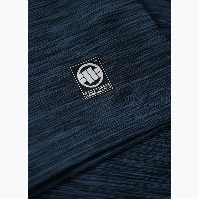 Férfi Pitbull Small Logo alkalmi sport póló navy melange 8
