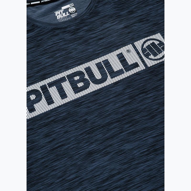 Férfi Pitbull Hilltop alkalmi sport póló navy melange 7