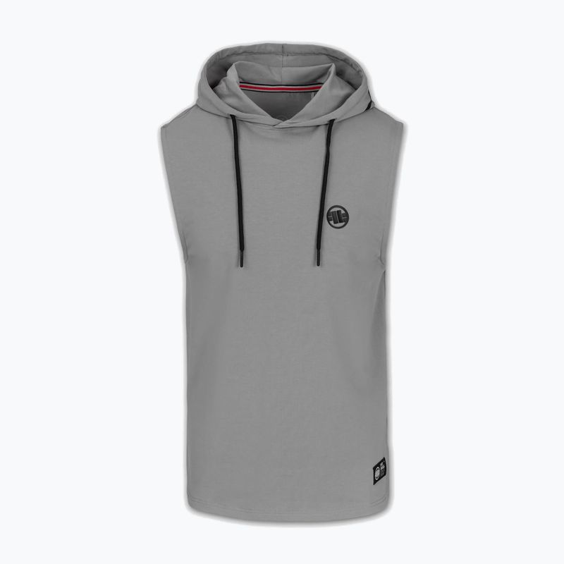 Pitbull Mercado Hilltop kapucnis ujjatlan szürke férfi tank top 7