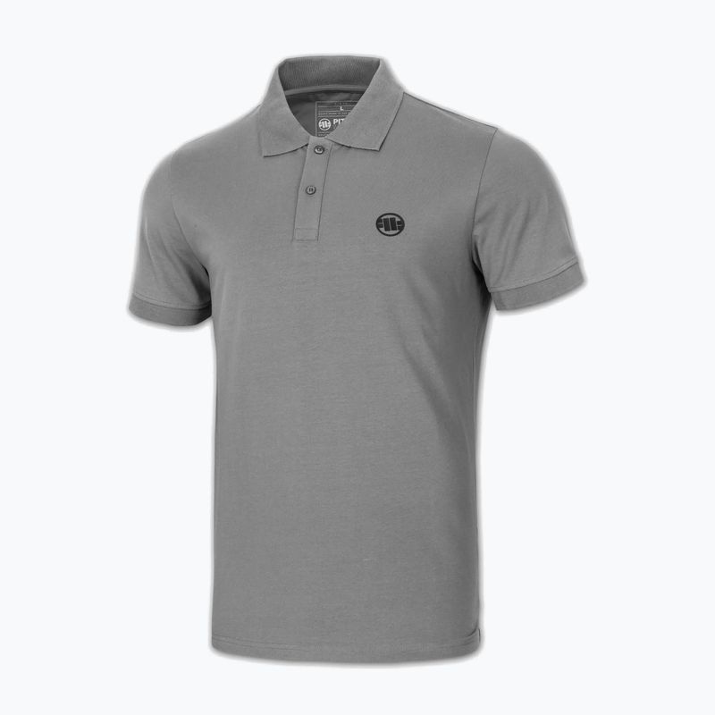 Férfi Pitbull Polo Jersey Small Logó szürke