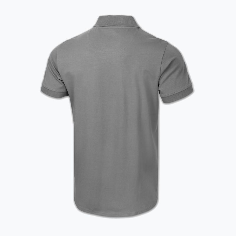 Férfi Pitbull Polo Jersey Small Logó szürke 2