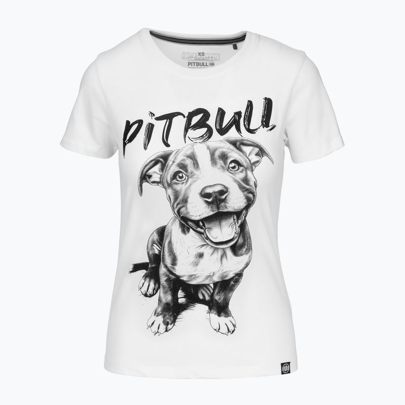 Pitbull Puppy 2 női póló fehér 5