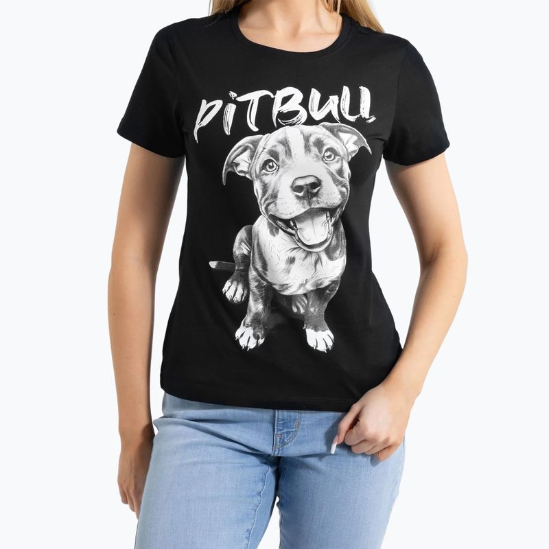 Pitbull Puppy 2 női póló fekete 4
