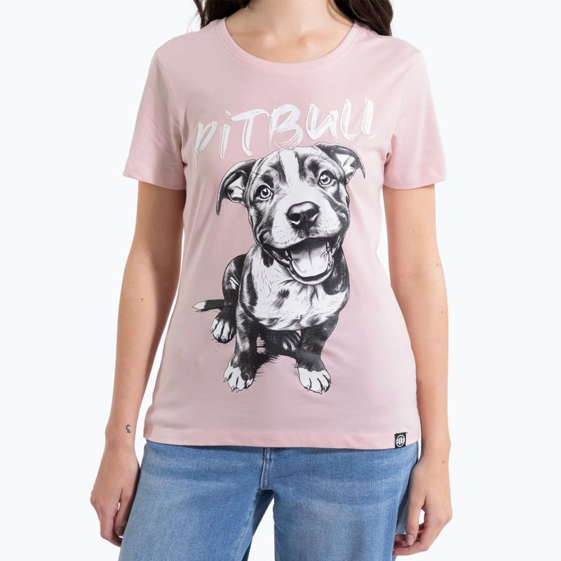 Pitbull Puppy 2 púderrózsaszín női póló 4