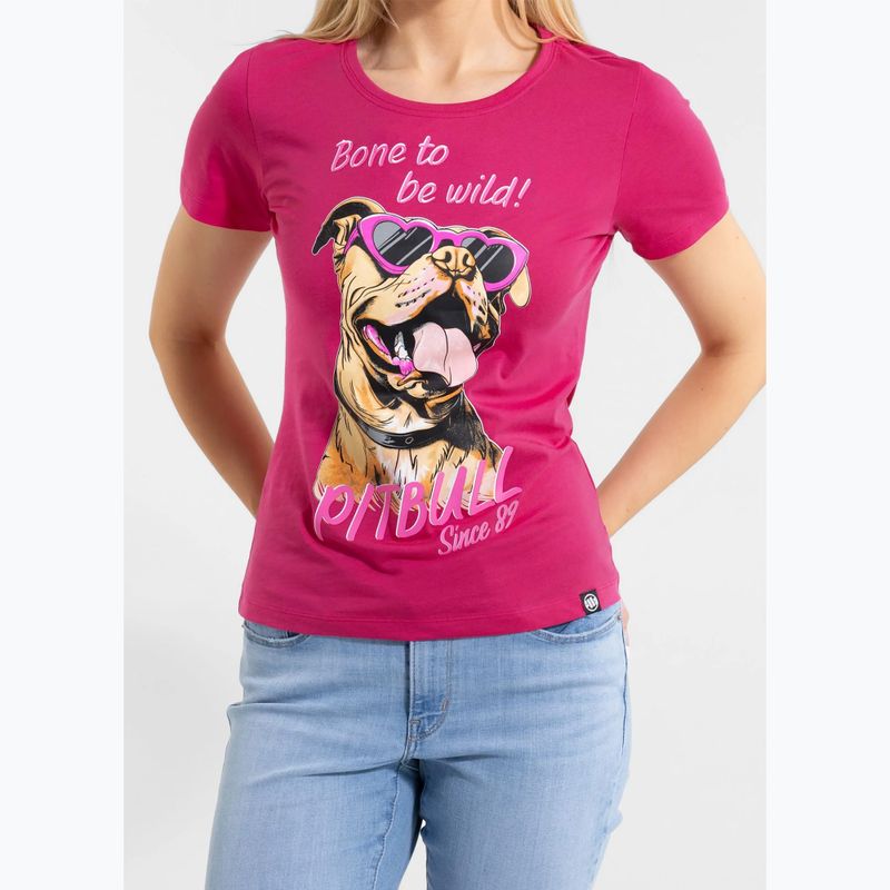 Pitbull Synglasses Dog málna arany női póló 4