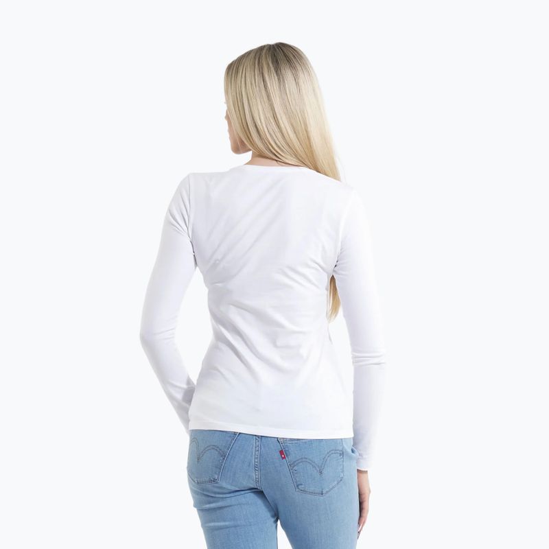 Női Pitbull Usa Cal Slim Fit hosszú ujjú fehér 3