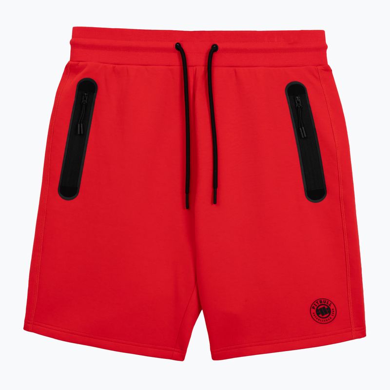 Pitbull Dogwood Sport fluo/piros férfi rövidnadrág