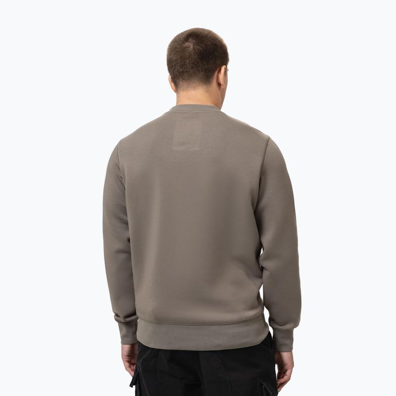 Férfi pulóver Pitbull Sampson Crewneck Sweatshirt taupe 3