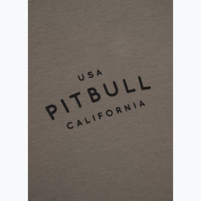 Férfi kapucnis pulóver Pitbull Sampson Hooded Sweatshirt taupe 7