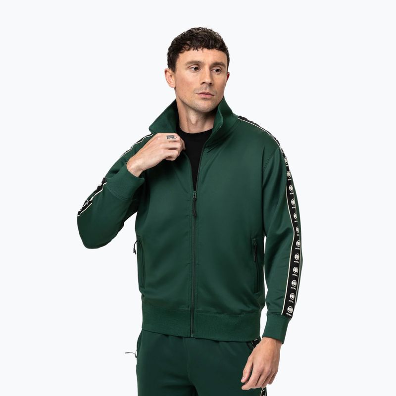 Férfi Pitbull Track Jacket Powers palack zöld 5