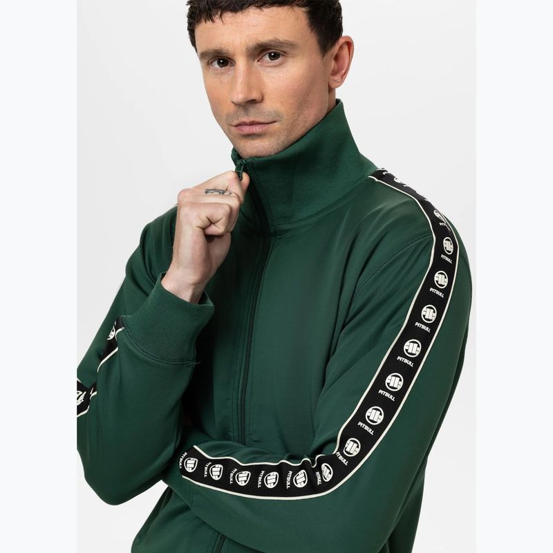 Férfi Pitbull Track Jacket Powers palack zöld 6