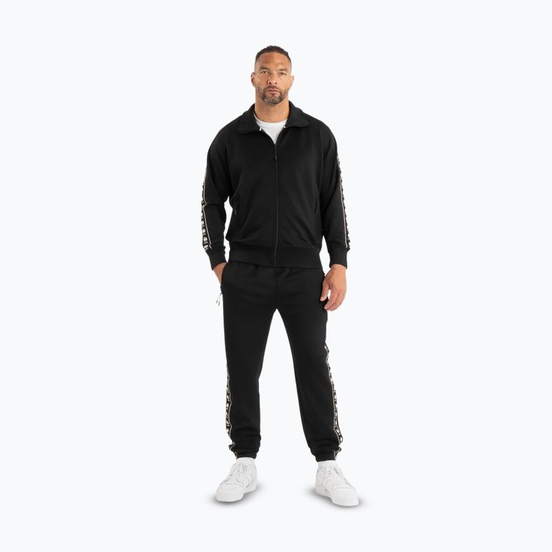 Férfi Pitbull Track Jacket Powers fekete 2