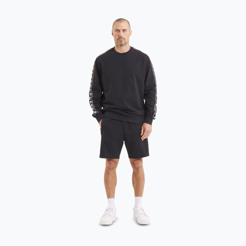 Férfi Pitbull Tape Nugget Crewneck Sweatshirt fekete 2