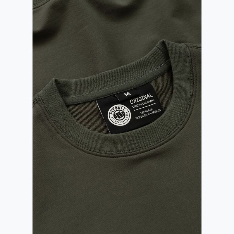 Férfi Pitbull Para Bellum Crewneck Sweatshirt régi zöld 6