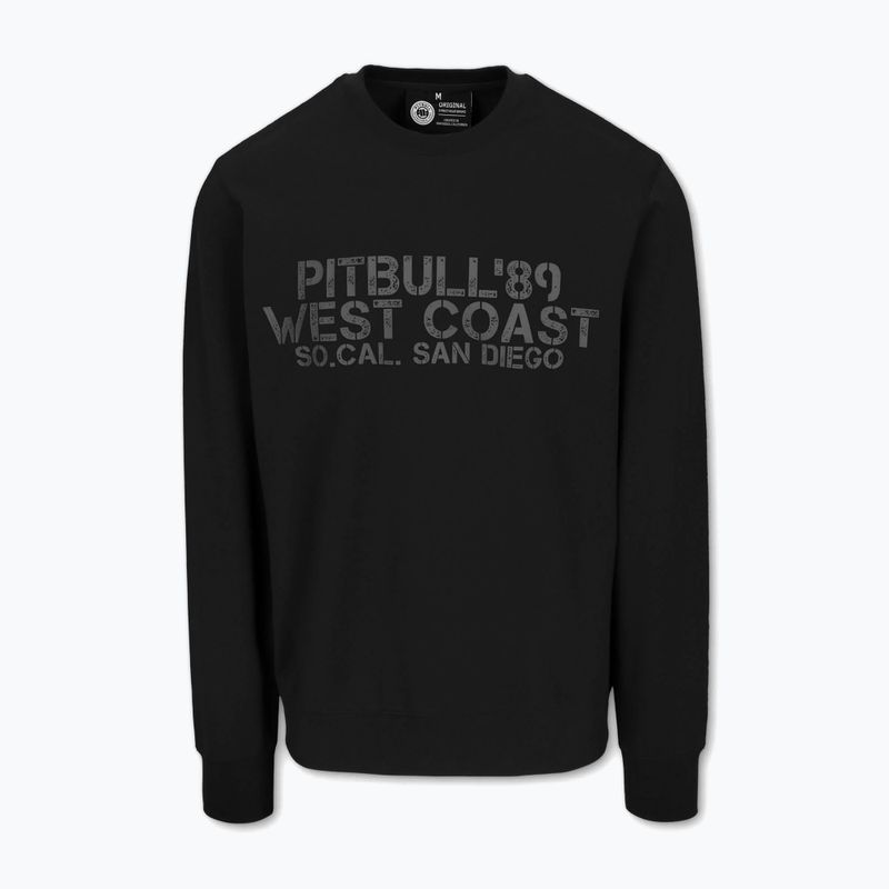 Férfi Pitbull Driving Crewneck pulóver fekete 5
