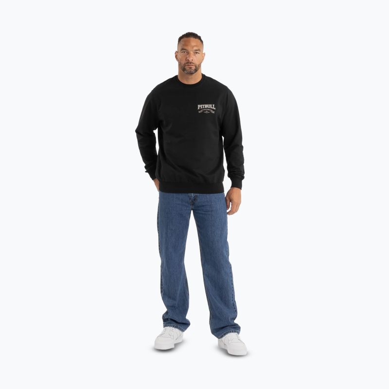 Férfi Pitbull Troublemaker Crewneck Sweatshirt fekete 2
