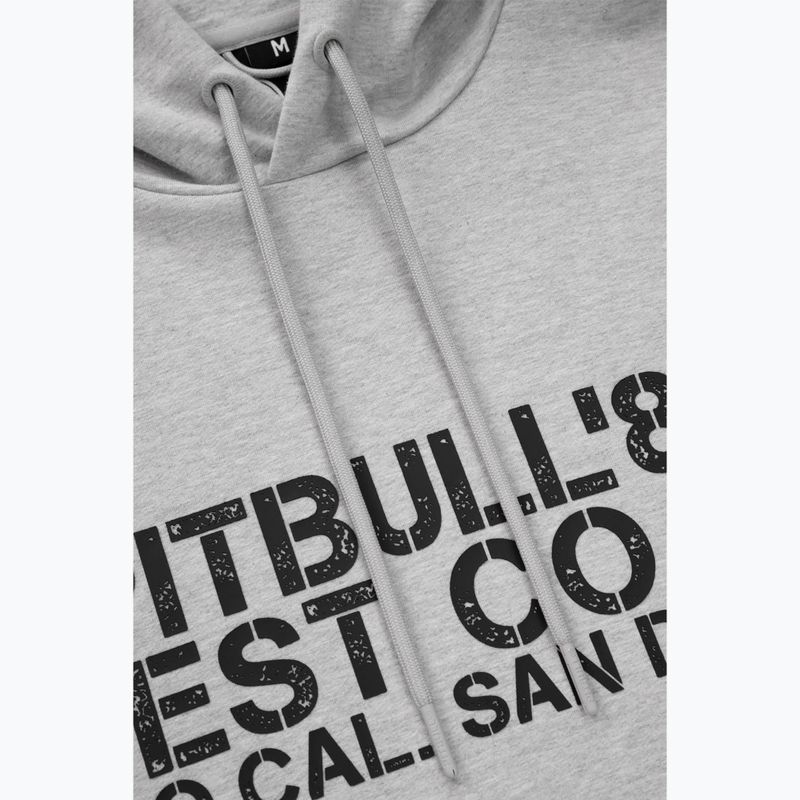 Férfi Pitbull Driving kapucnis pulcsi szürke/melange 4