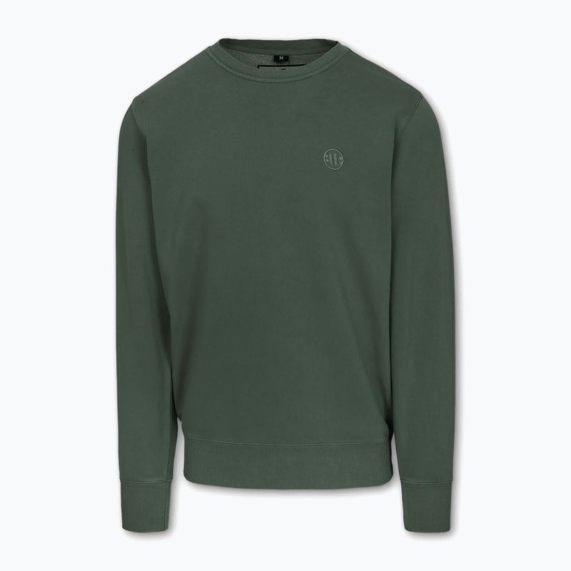 Férfi Pitbull Lancaster 2 Crewneck Sweatshirt zsályazöld 4