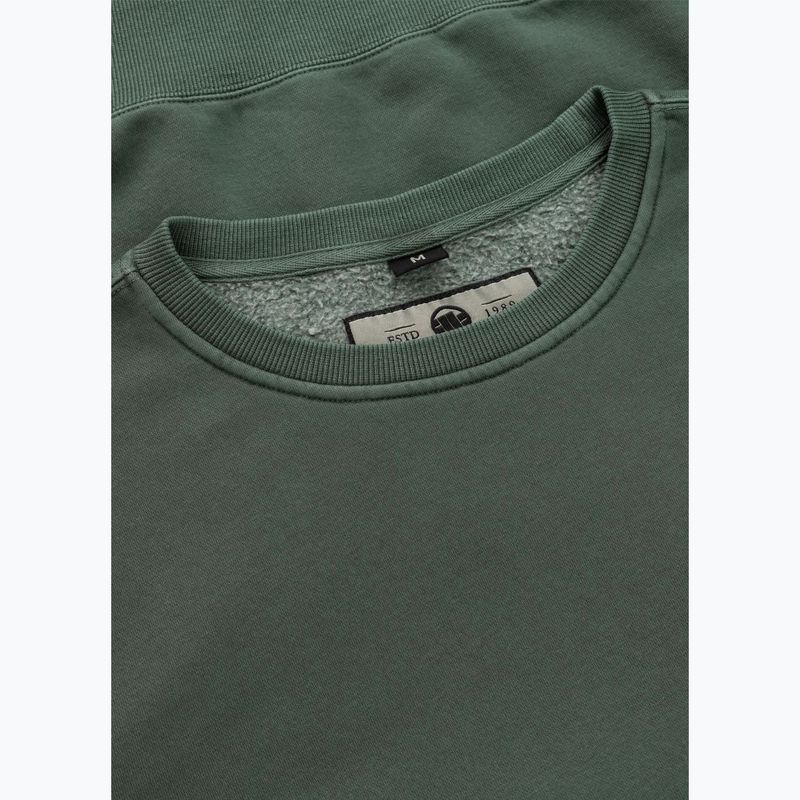 Férfi Pitbull Lancaster 2 Crewneck Sweatshirt zsályazöld 6