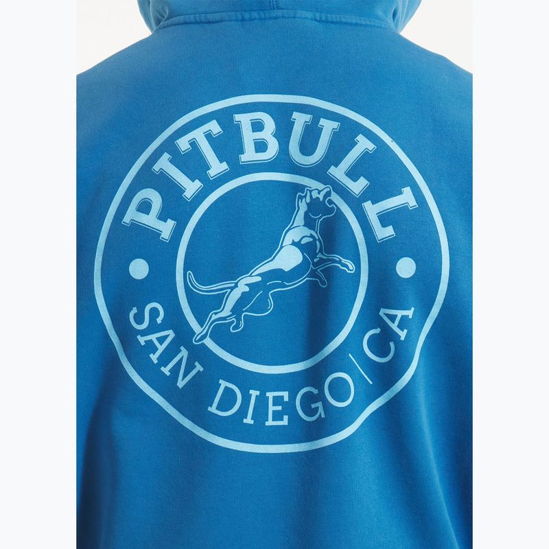 Pitbull Vintage bokszoló kapucnis melegítőfelső árnyalat kék 5