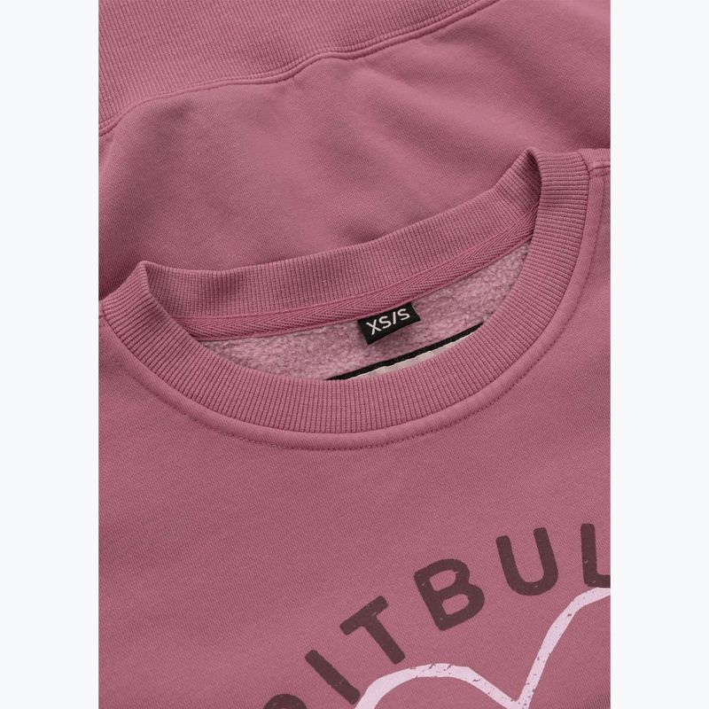 Pitbull női Manzanita Heart Crewneck Sweatshirt rózsaszínű 8