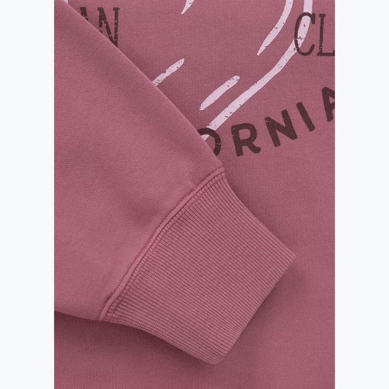 Pitbull női Manzanita Heart Crewneck Sweatshirt rózsaszínű 10