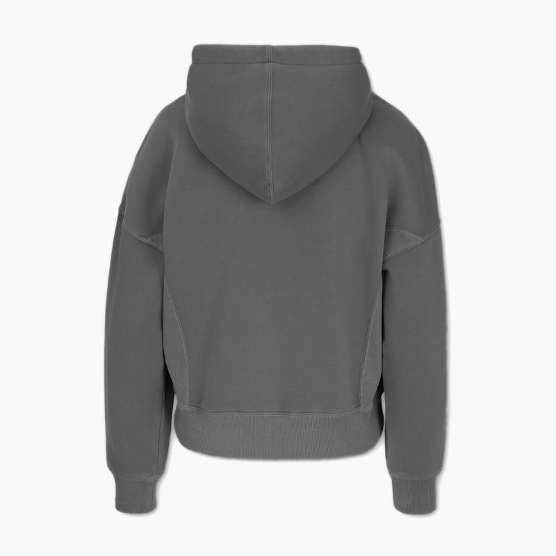 Pitbull női Manzanita Heart Hooded Zip Sweatshirt mosott szürke 5