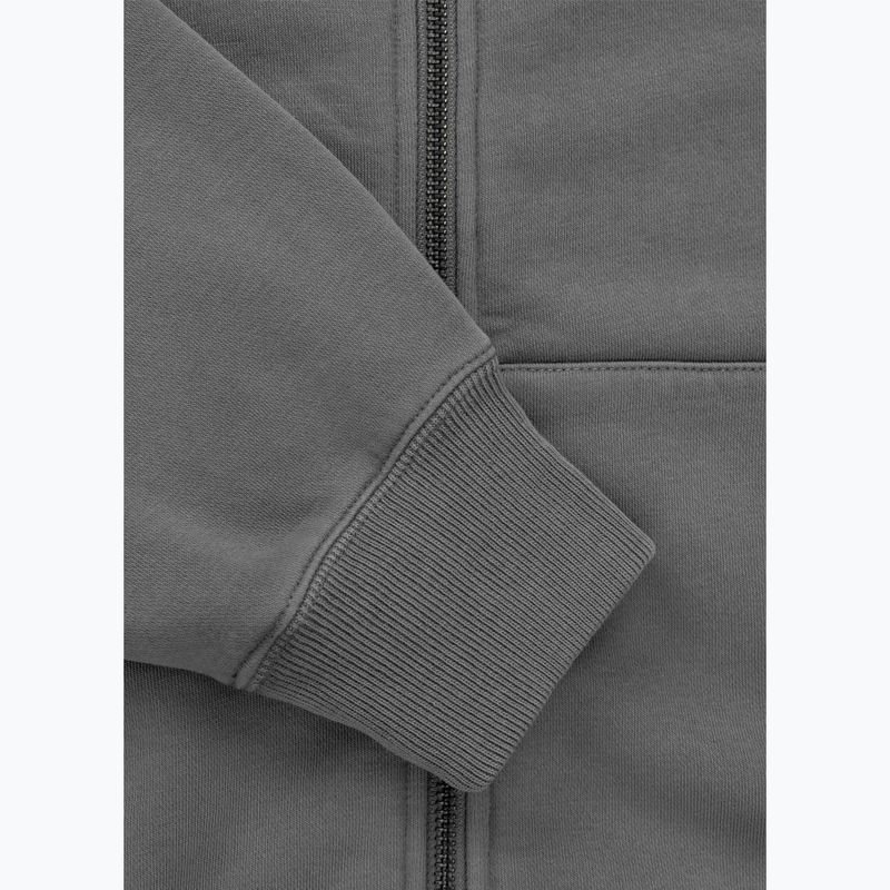 Pitbull női Manzanita Heart Hooded Zip Sweatshirt mosott szürke 9