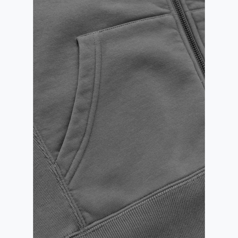 Pitbull női Manzanita Heart Hooded Zip Sweatshirt mosott szürke 10