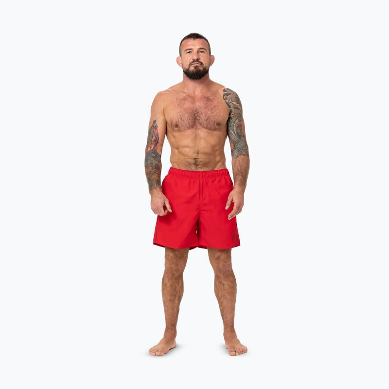 Pitbull Crownhill piros férfi úszóshort 2