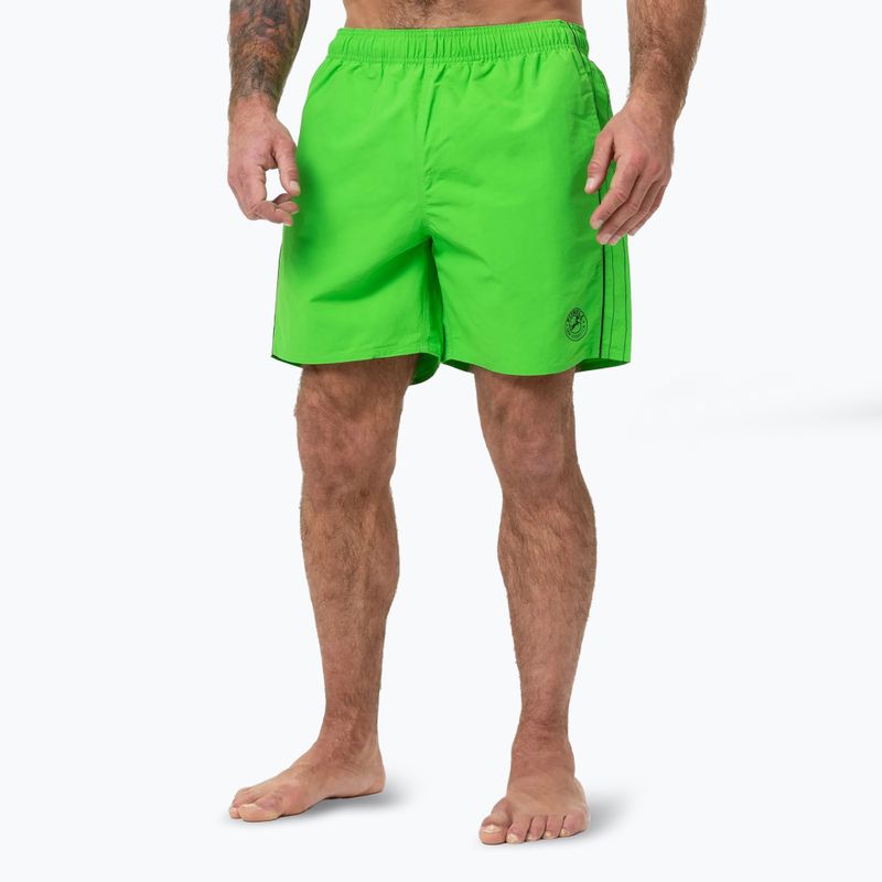 Férfi Pitbull Crownhill fluo zöld fürdőnadrág 4