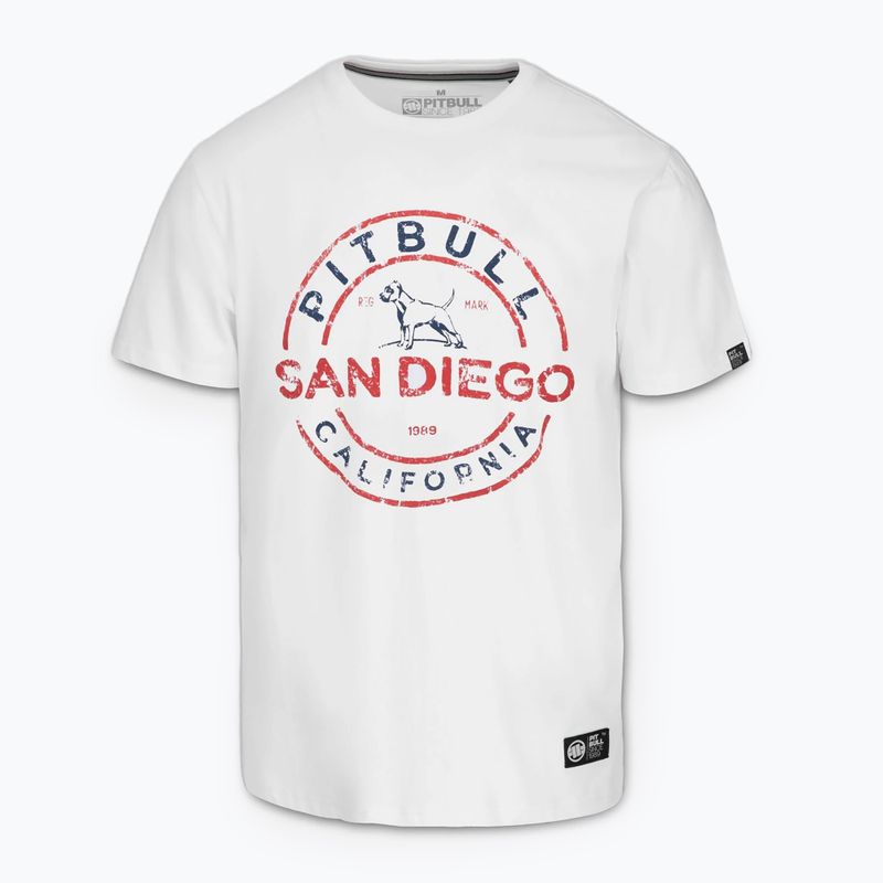 Pitbull San Diego férfi póló Ins. fehér/kék 4